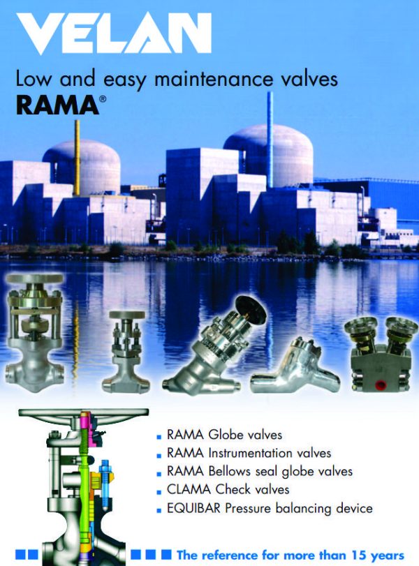Válvulas RAMA de bajo y fácil mantenimiento